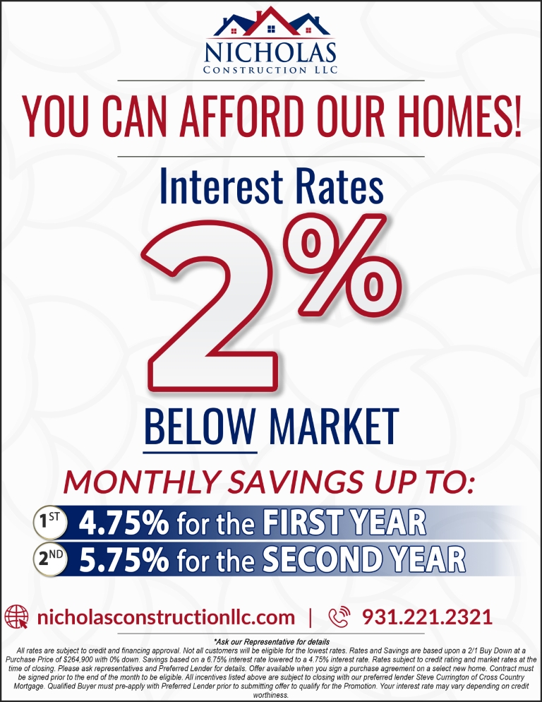 Incentive Nicholas Construction Rate Buydown 2025 5.49 V25